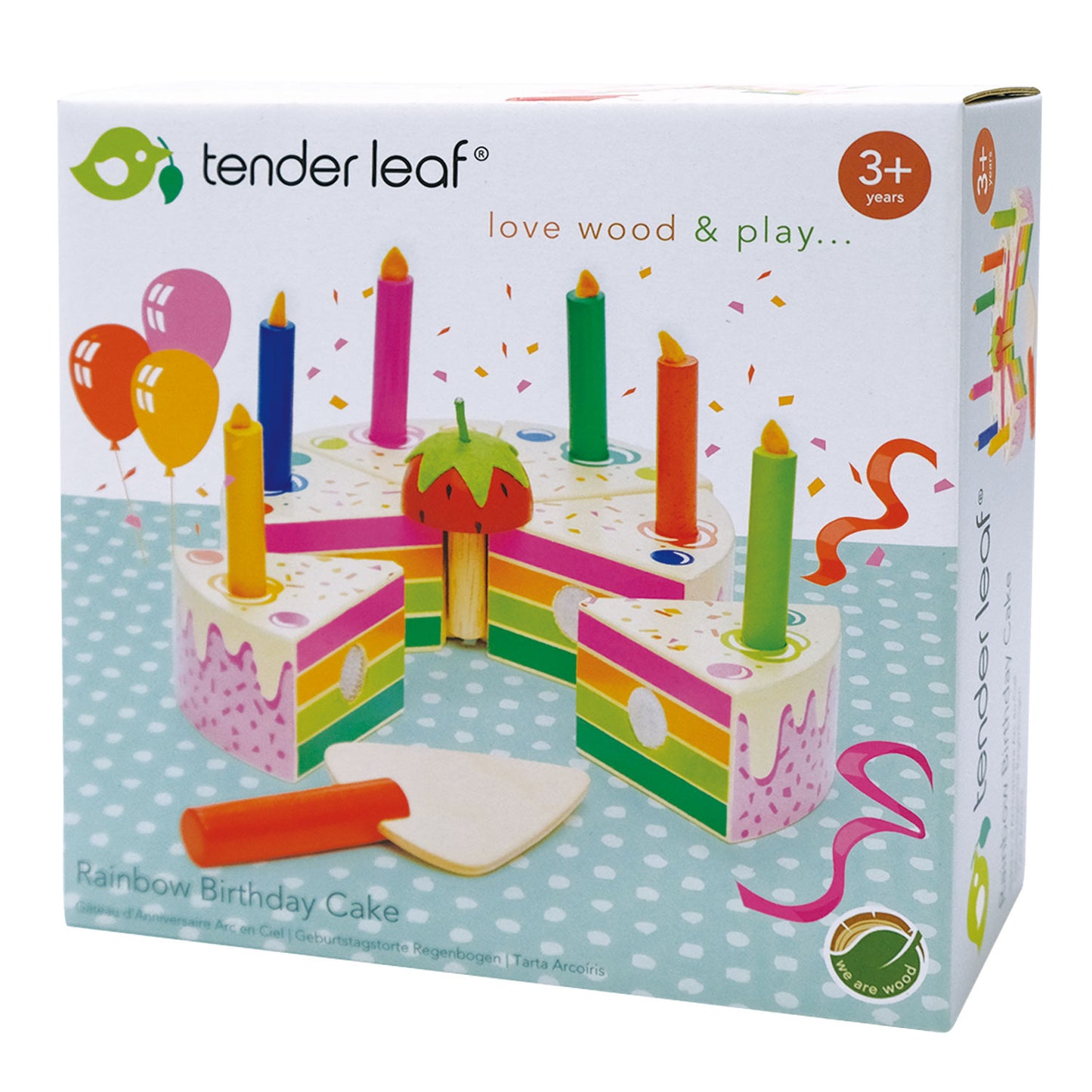 Rainbow Birthday Cake Toy