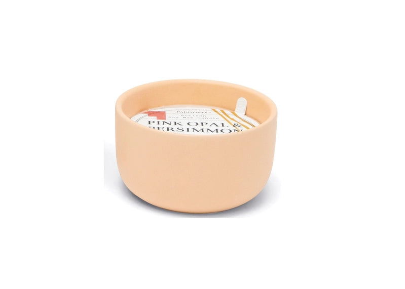 Pink Opal & Persimmon Artisan Soy Wax Candle