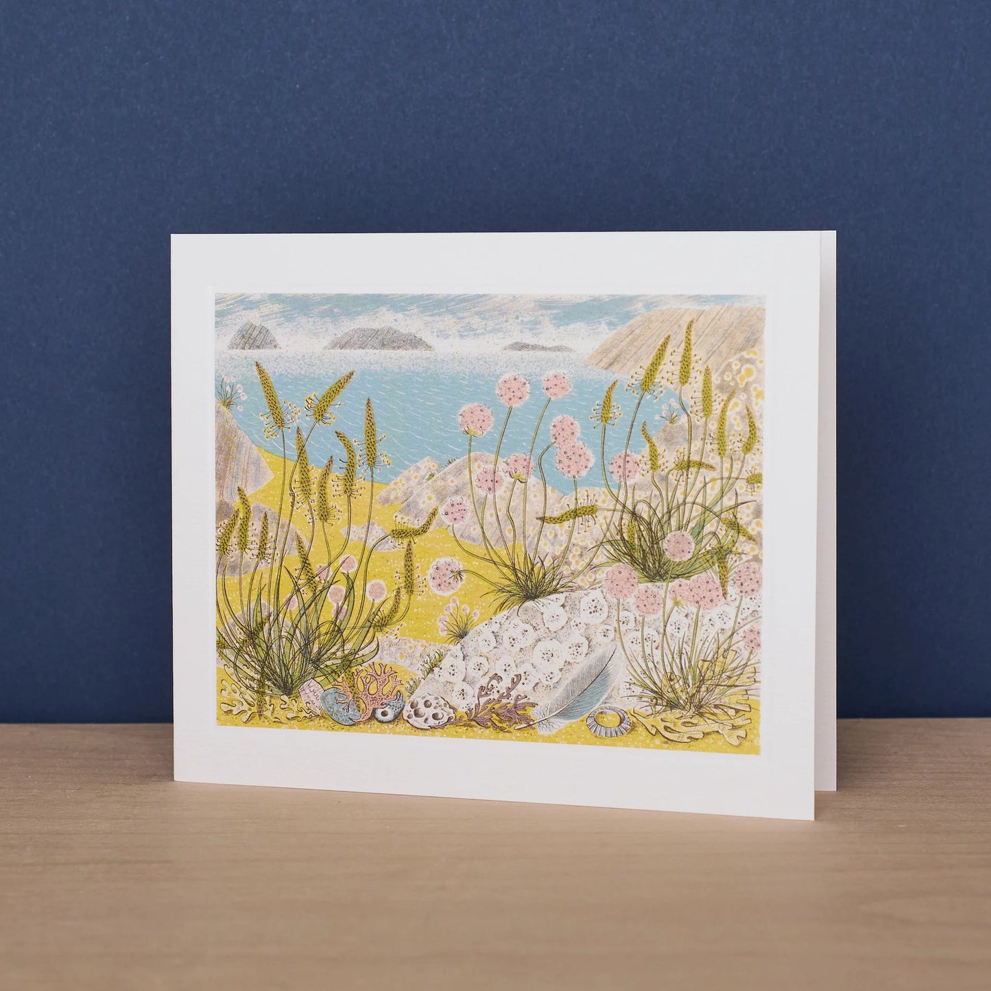 Summer Shore Greeting Card - Angie Lewin