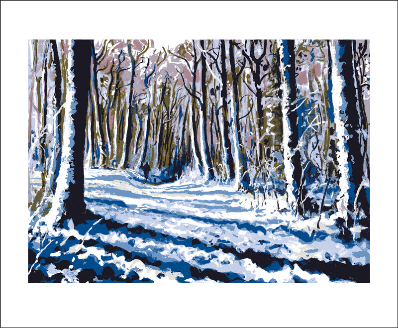 White Carpet Greeting Card - Andy Lovell