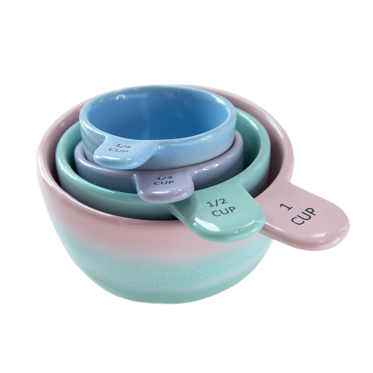 Pastel Ombre Measuring Cups