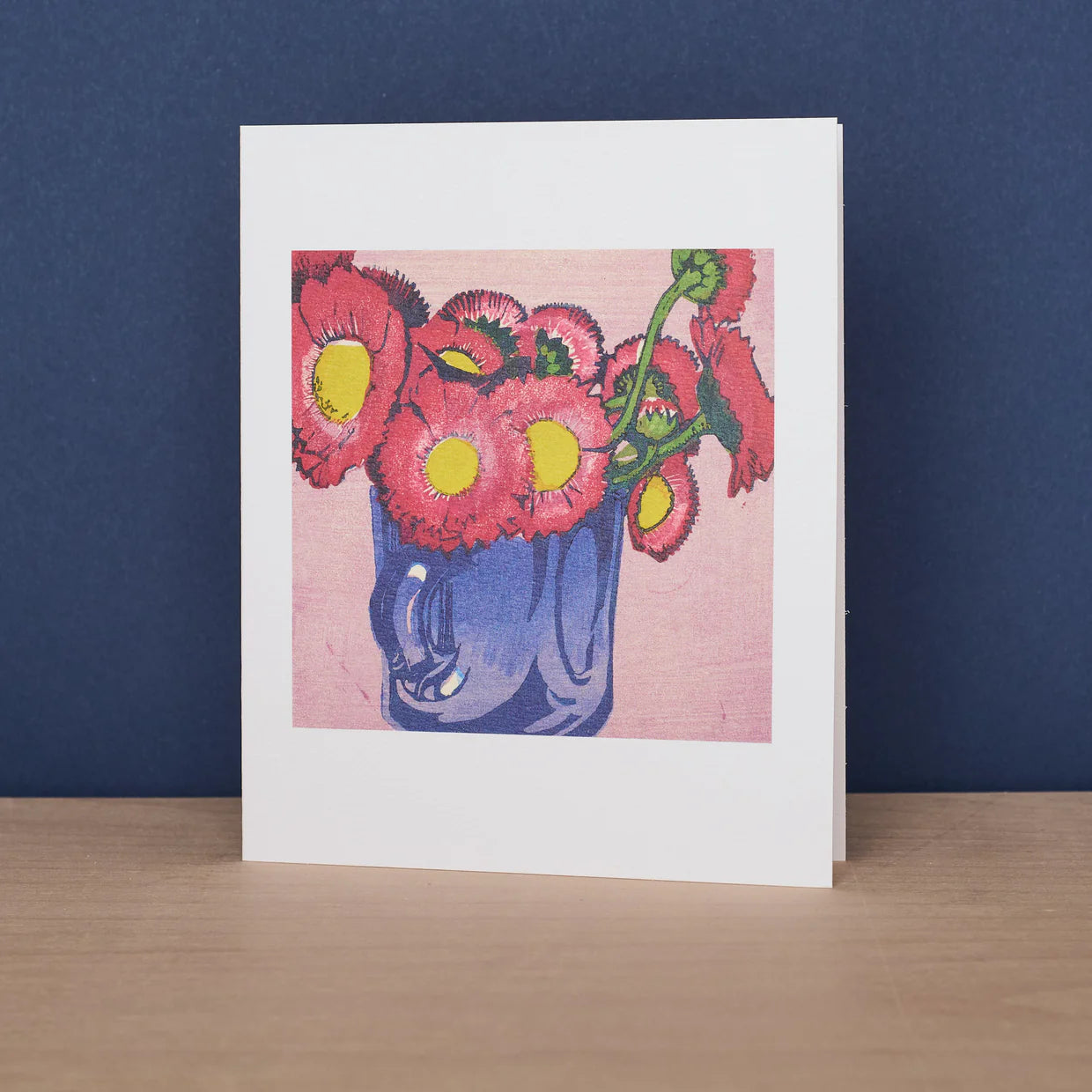 Red Daisies Greeting Card - Mabel Royds
