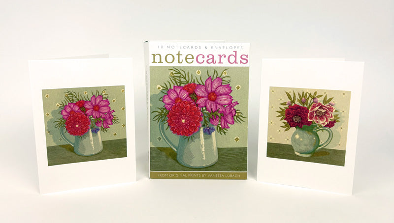 10 Notecards Using Original Prints by Vanessa Lubach