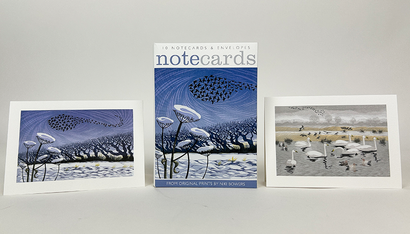 10 Notecards Using Original Prints by Niki Bowers