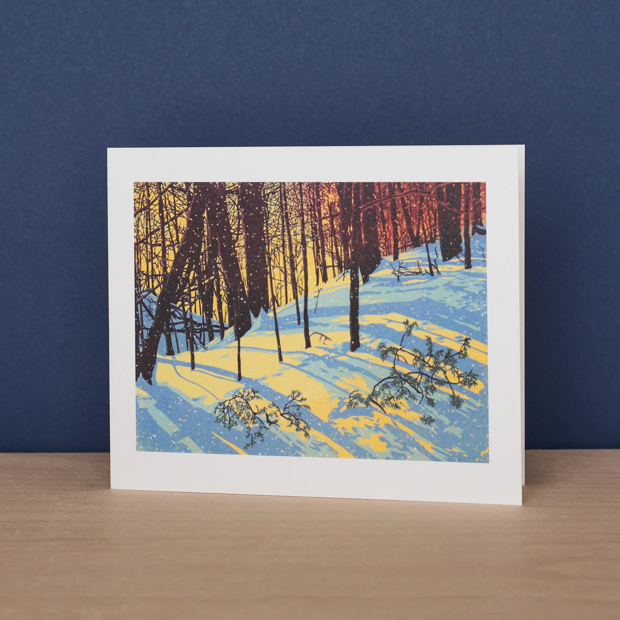Sunshine Snowfall Greeting Card - William H. Hays