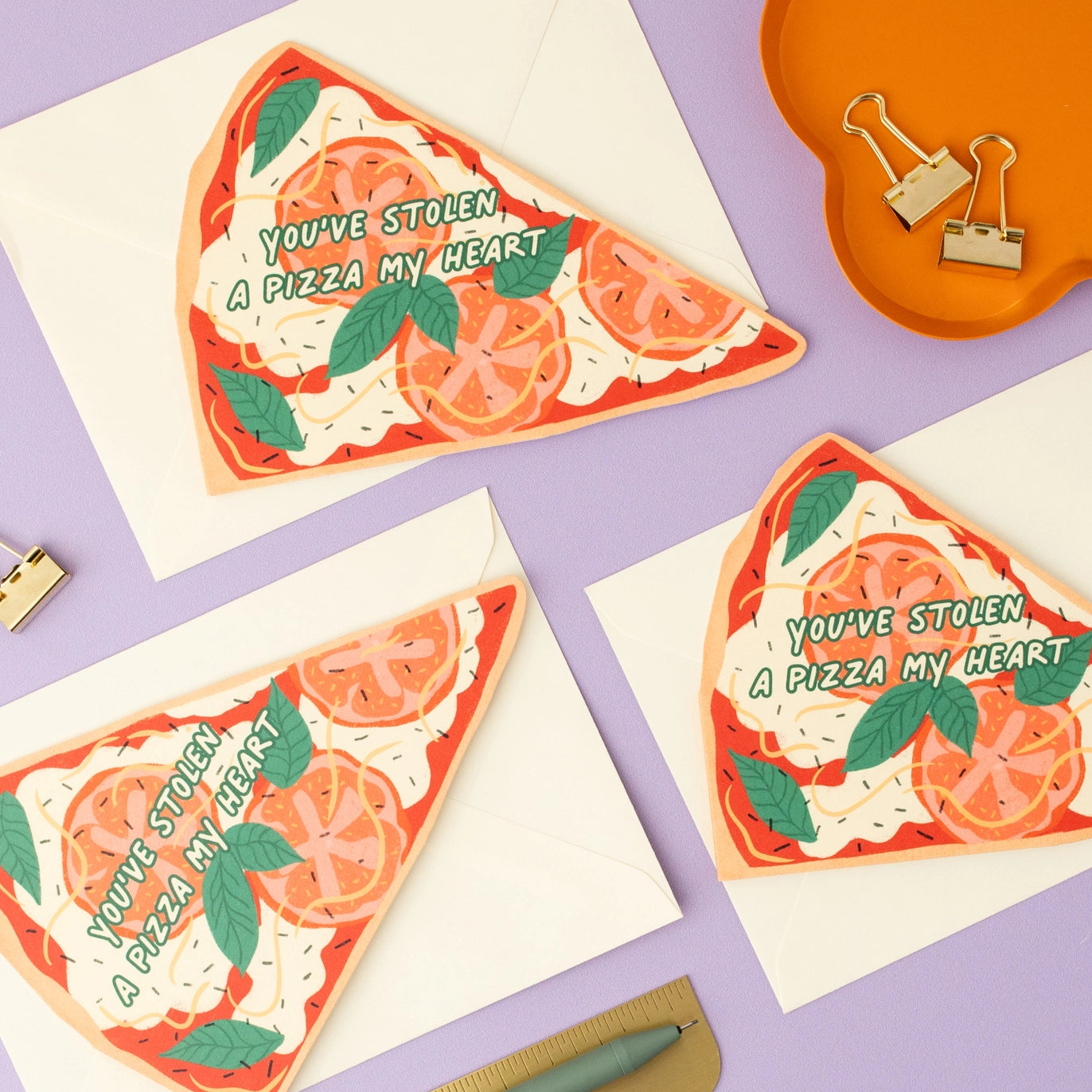 You've Stolen A Pizza My Heart Card