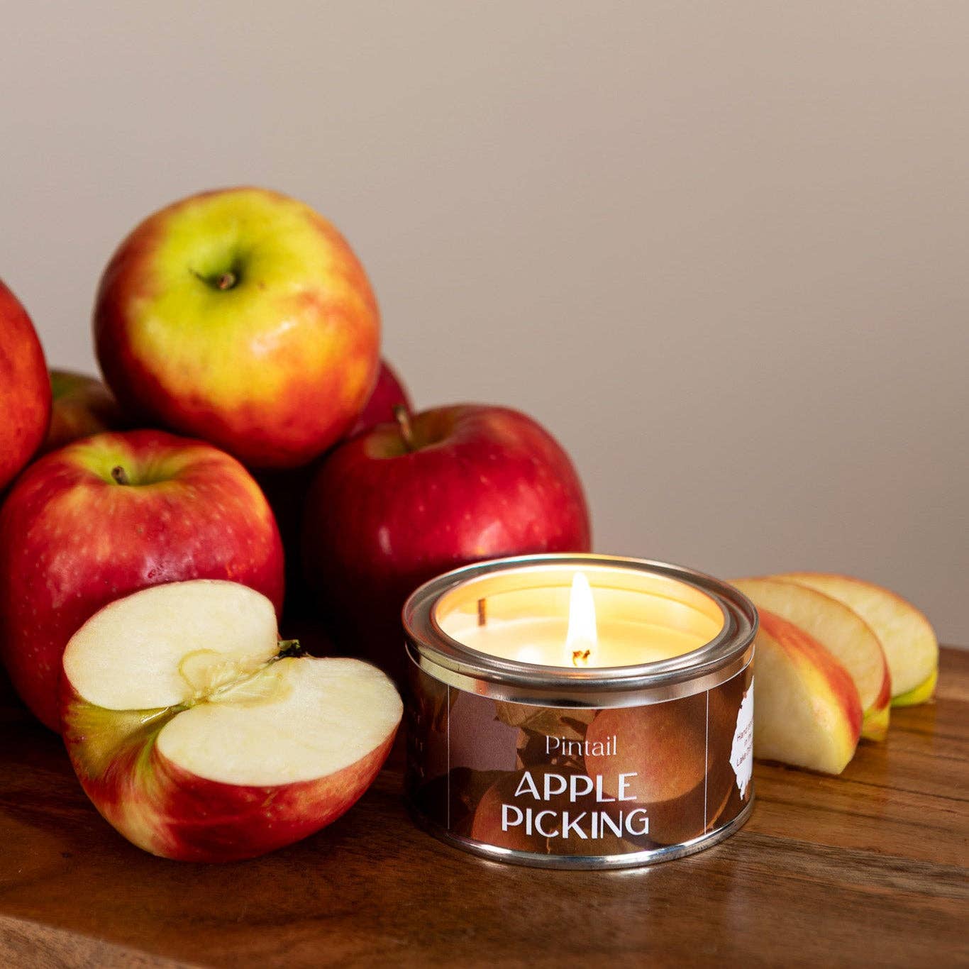 Apple Picking Paint Pot Candle