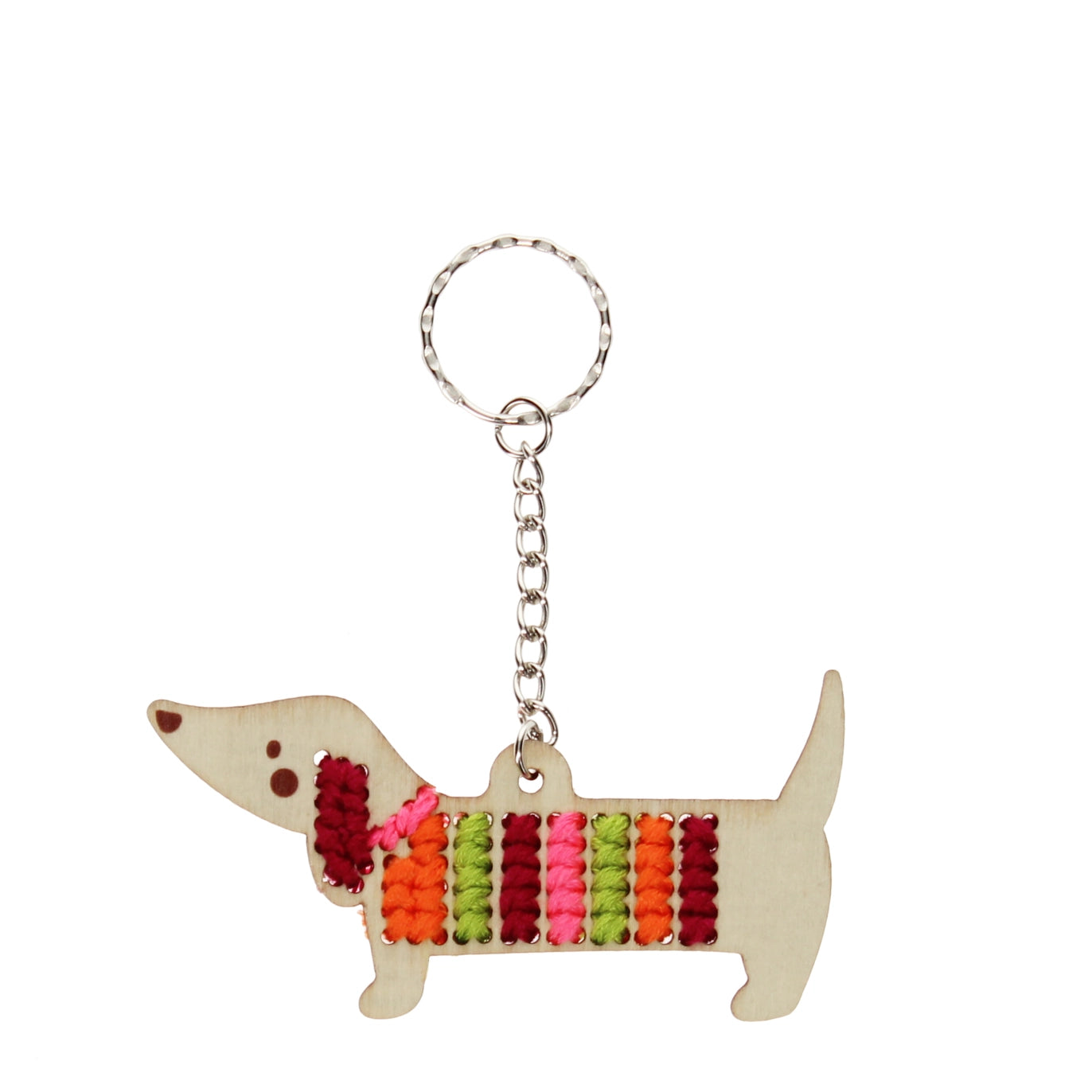 Stitch Your Own Sausage Dog Keyring