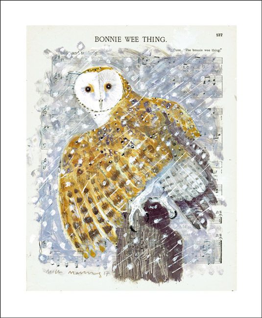 Bonnie Wee Thing Greeting Card - Mick Manning