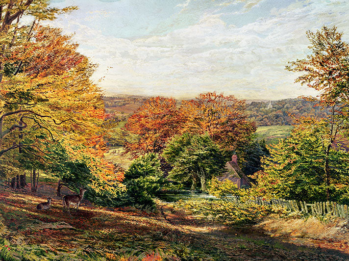 Otford Church Greeting Card - Samuel Palmer