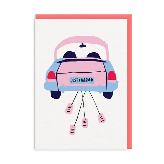 Just Married Card - Badger & Burke