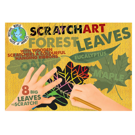 Scratch Art: Forest Leaves - House of Marbles