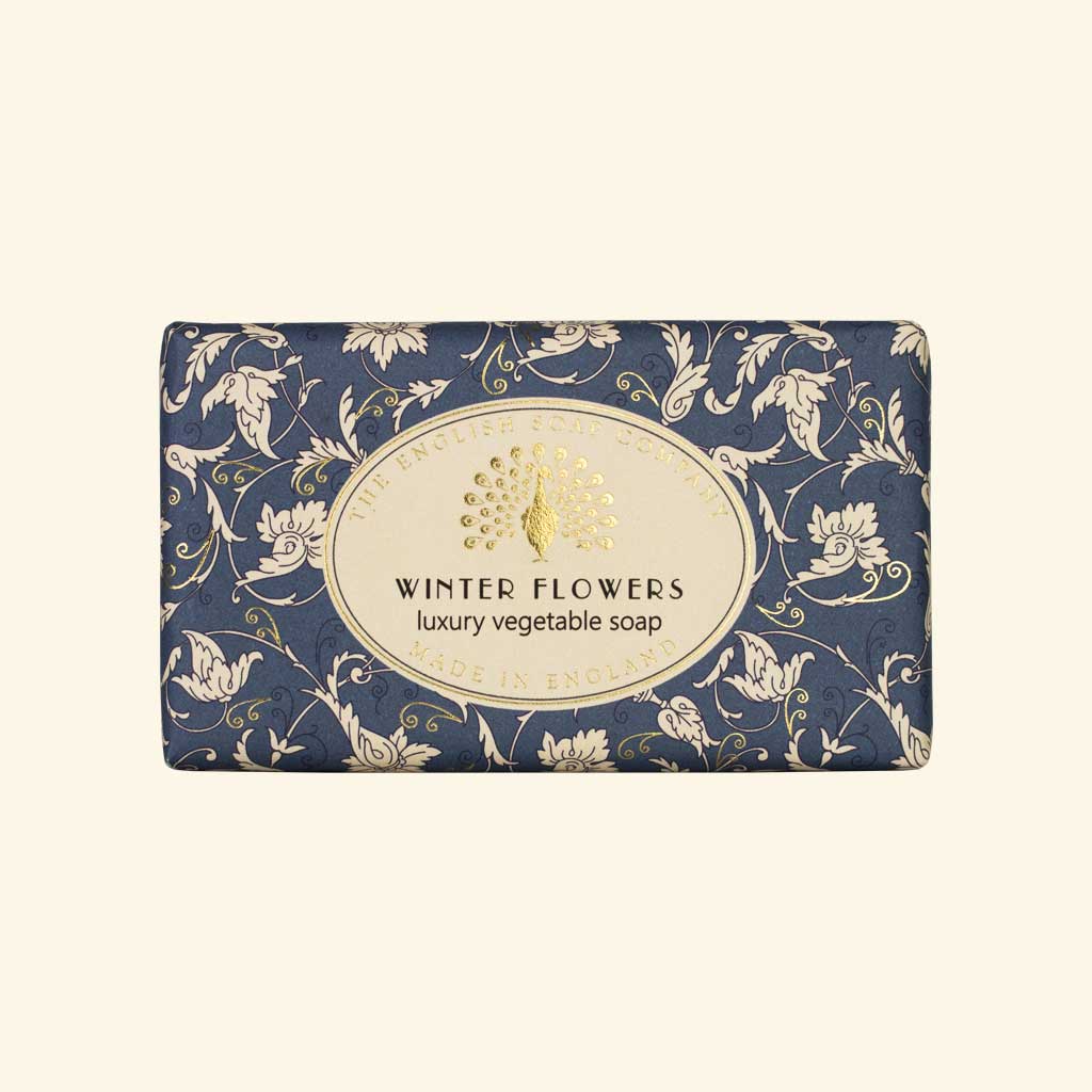 Winter Flowers Christmas Soap