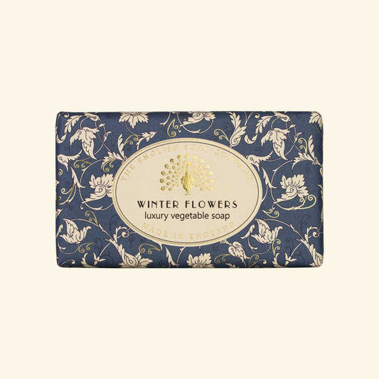 Winter Flowers Christmas Soap