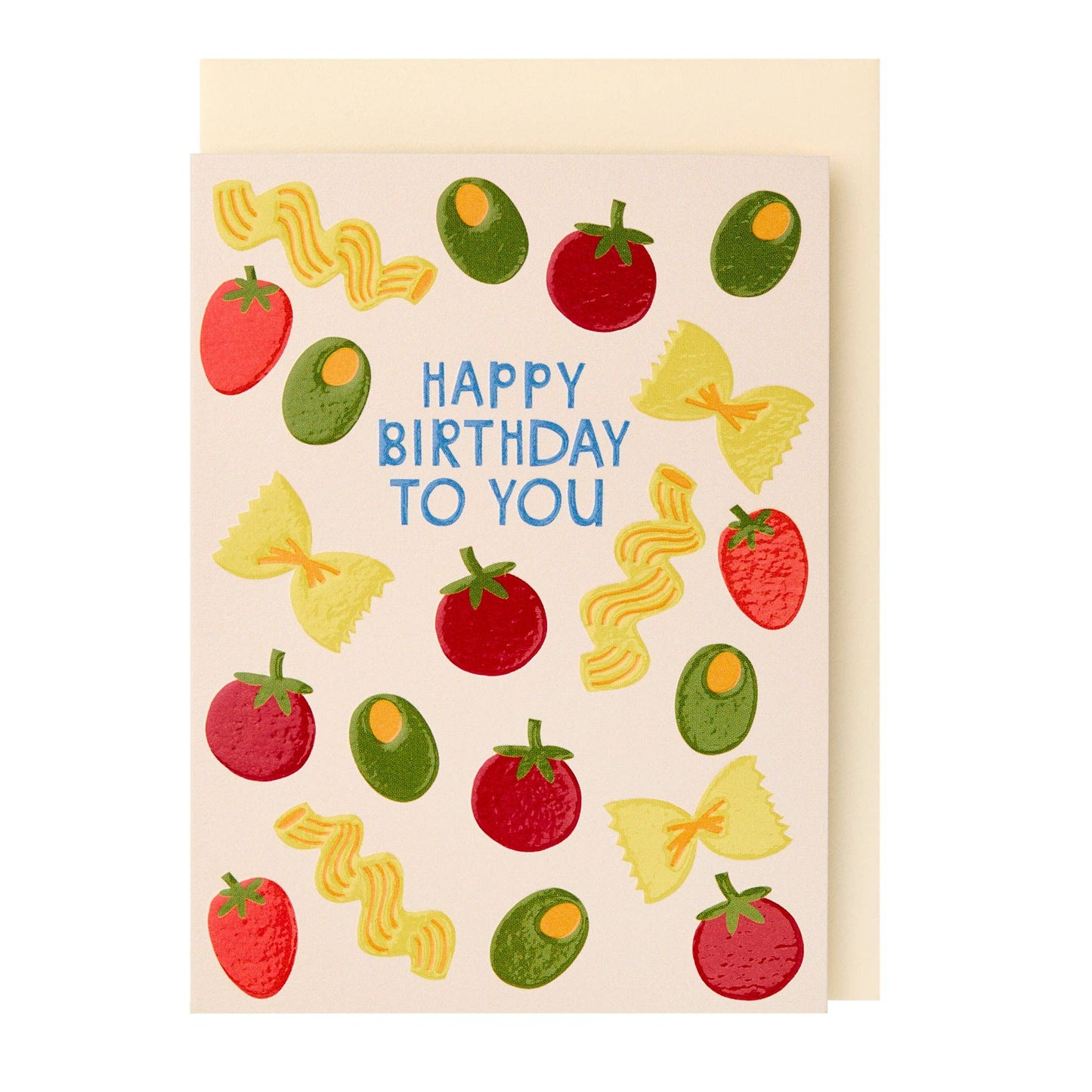 Happy Birthday To You Greeting Card - Raspberry Blossom