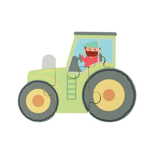 Wooden Tractor Puzzle