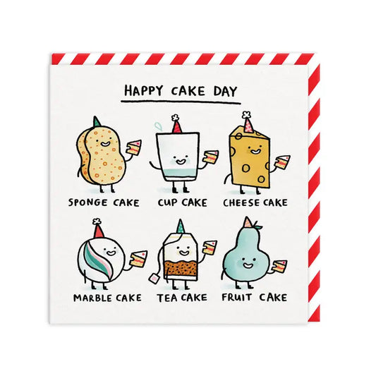 Happy Cake Day Card - Gemma Correll