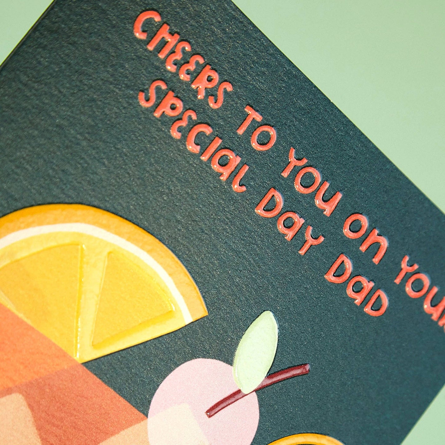 Cheers To You on Your Special Day Dad Greeting Card - Raspberry Blossom