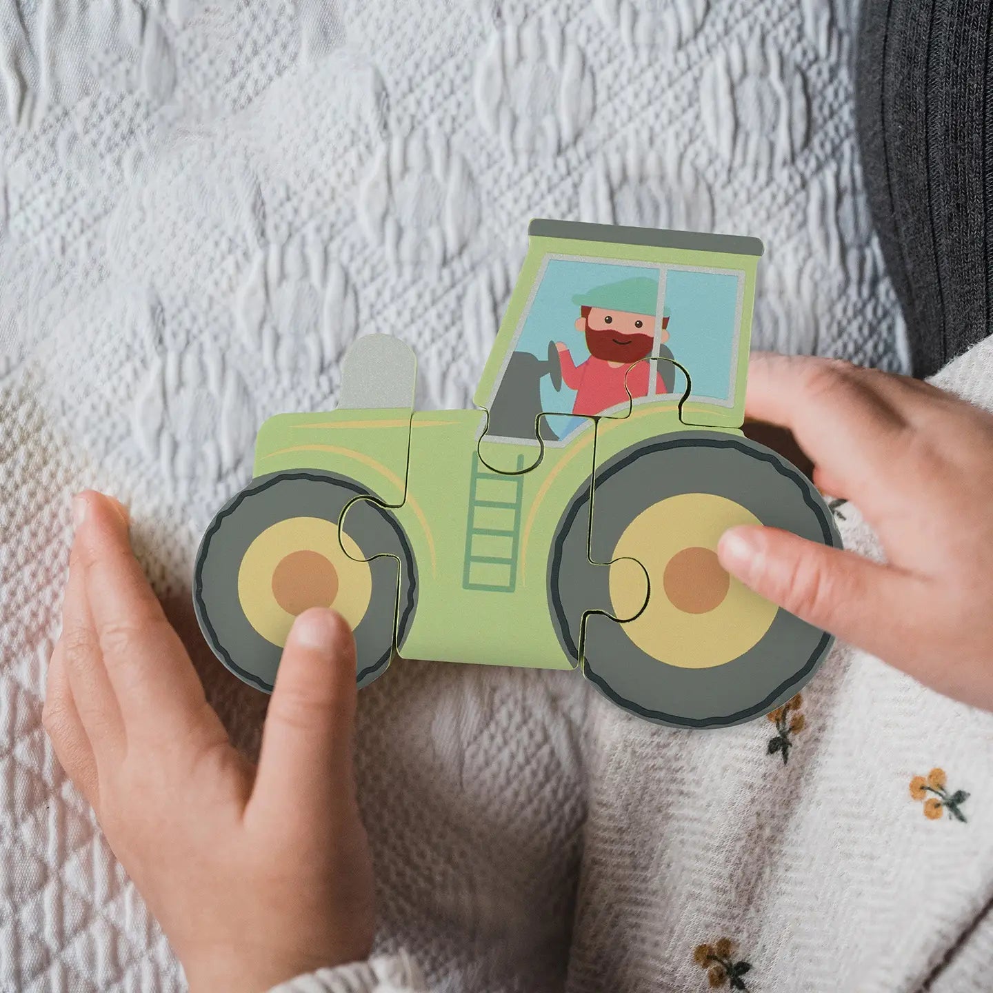 Wooden Tractor Puzzle