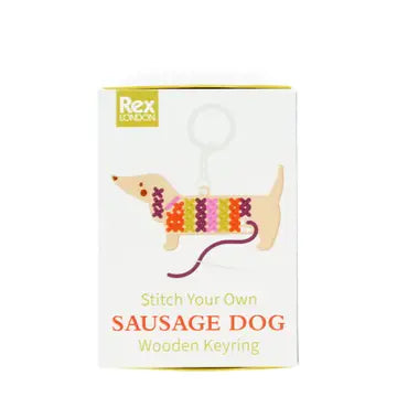 Stitch Your Own Sausage Dog Keyring