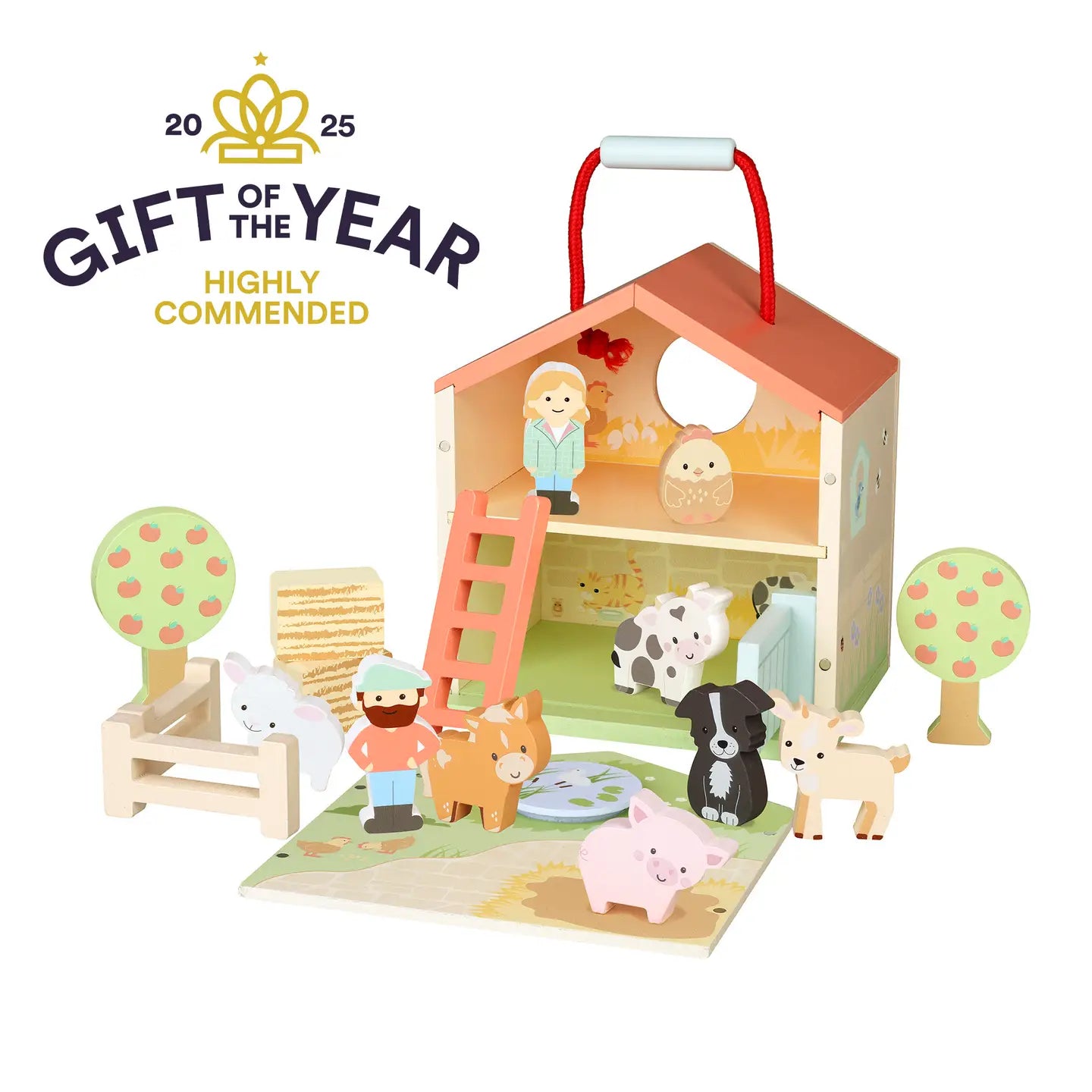 Wooden Farmyard Play Set