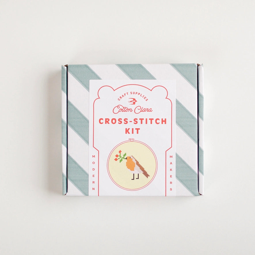 Robin & Berry Beginner Cross Stitch Kit