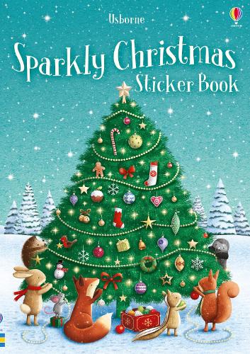 Sparkly Christmas Sticker Book - Usborne