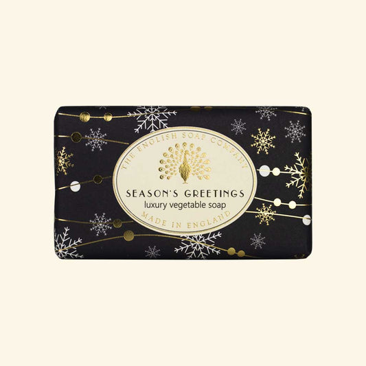 Season's Greetings Christmas Soap