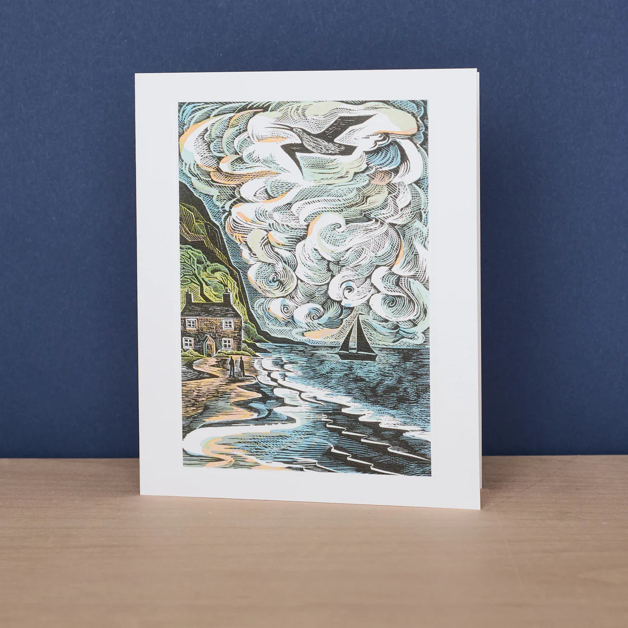 Curlew Cry Greeting Card - Angela Harding