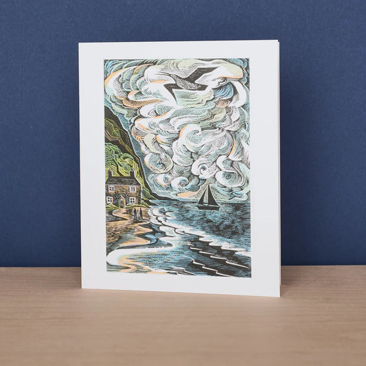 Curlew Cry Greeting Card - Angela Harding