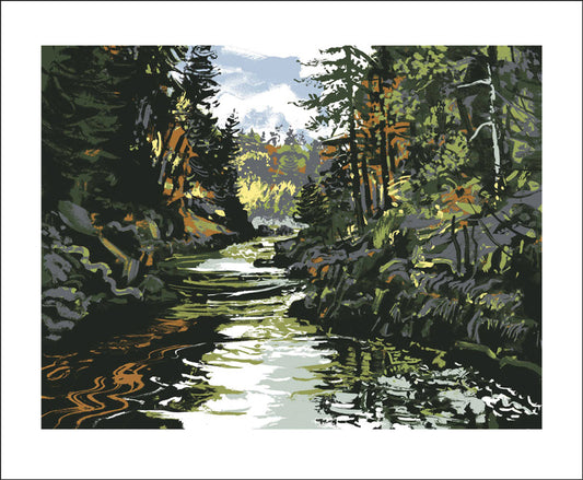 Findhorn Rhythms Greeting Card - Andy Lovell