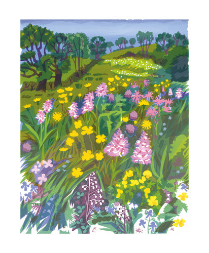 A Rare Meadow Greeting Card - Carry Akroyd