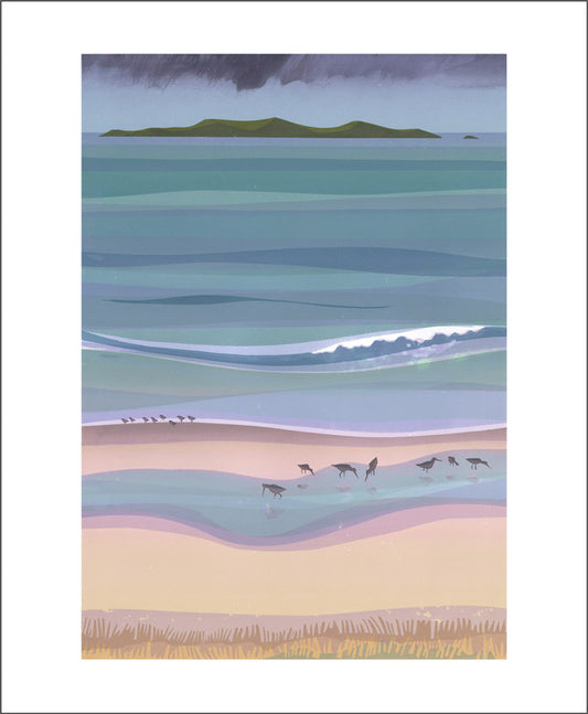 Tide Edge Greeting Card - Carry Akroyd