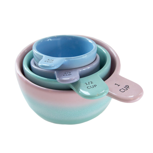 Pastel Ombre Measuring Cups