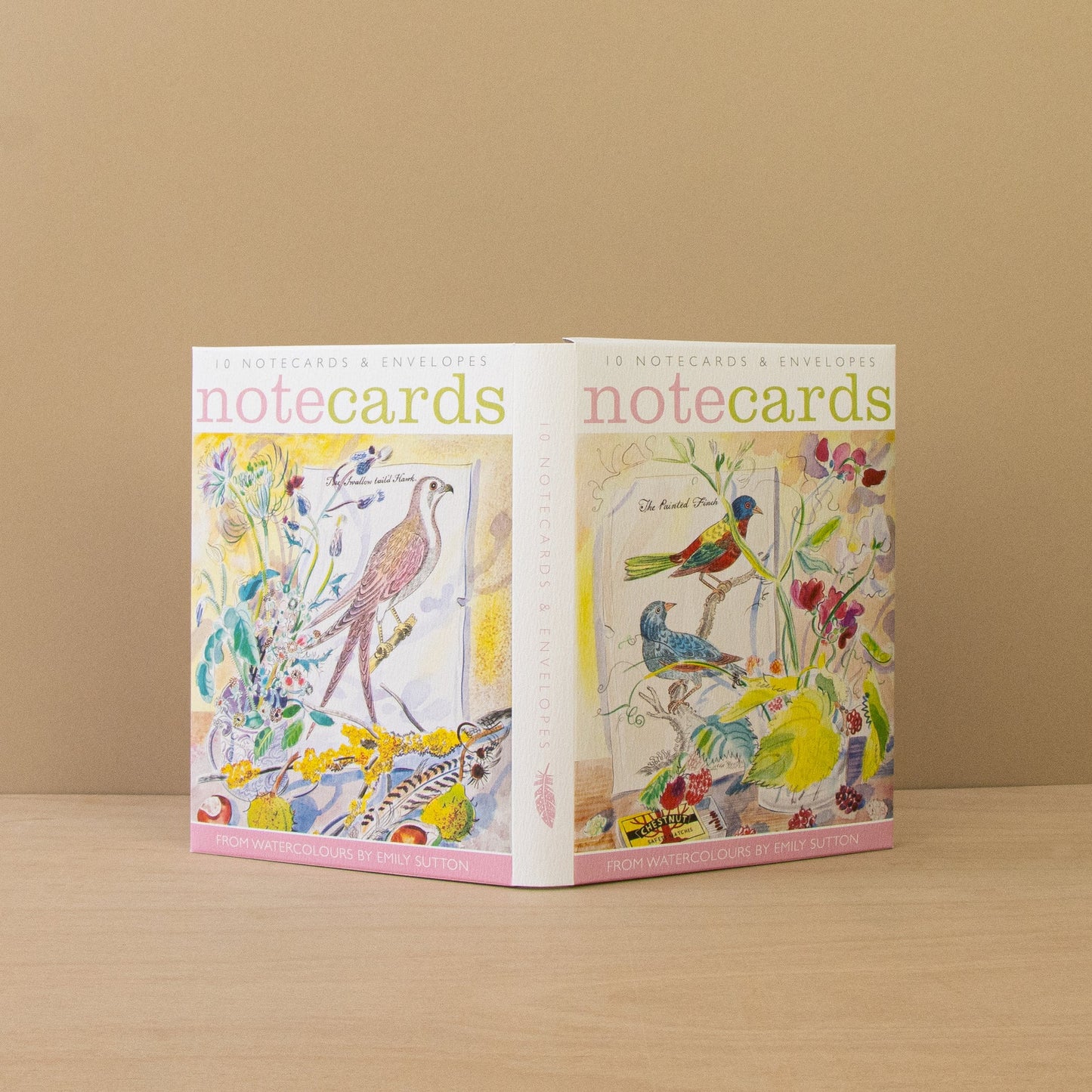 10 Notecards Using Watercolours by Emily Sutton