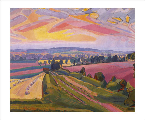 The Icknield Way Greeting Card - Spencer Frederick Gore