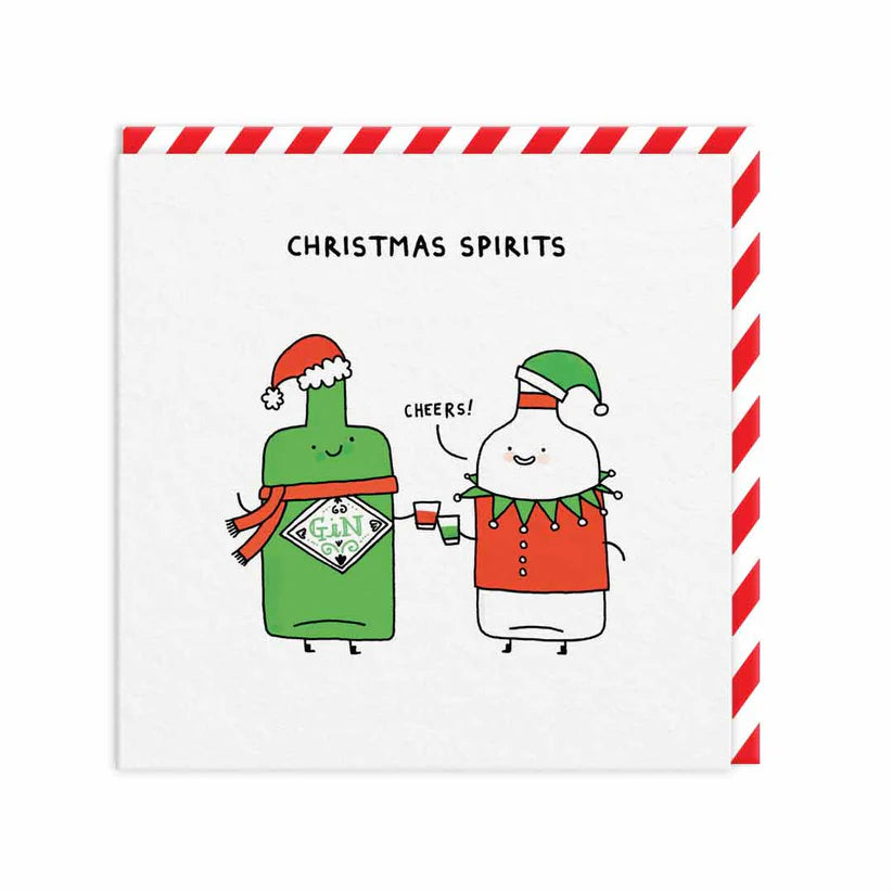 Christmas Spirits Card - Gemma Correll