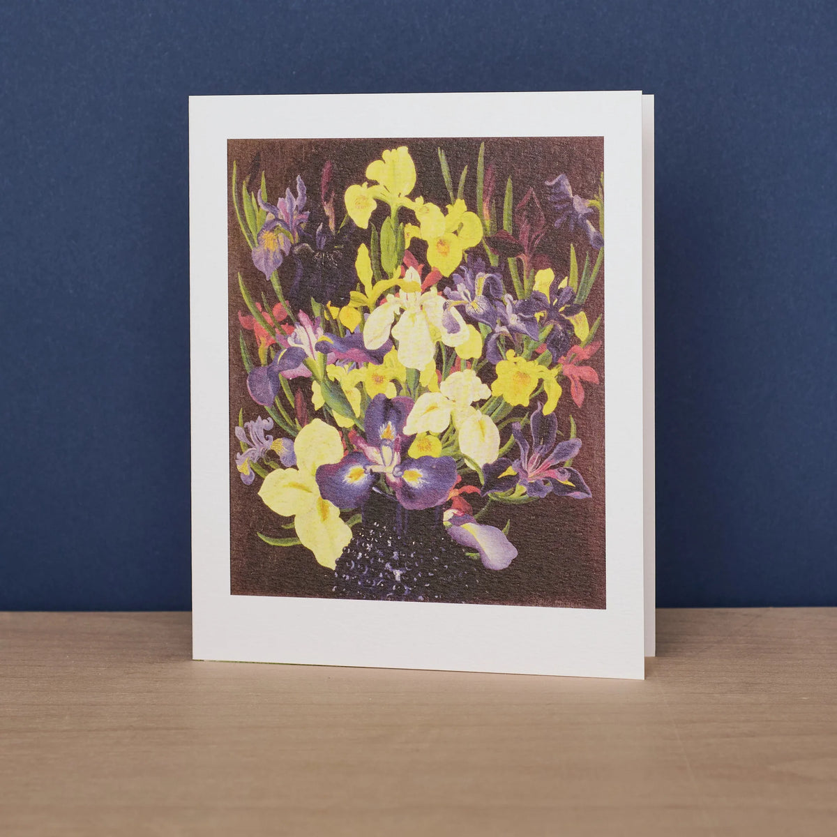 Group of Irises Greetings Card - Cedric Morris