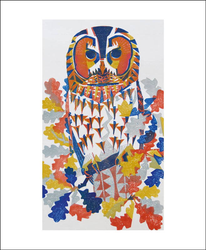 Tawny Owl Greeting Card - Matt Underwood