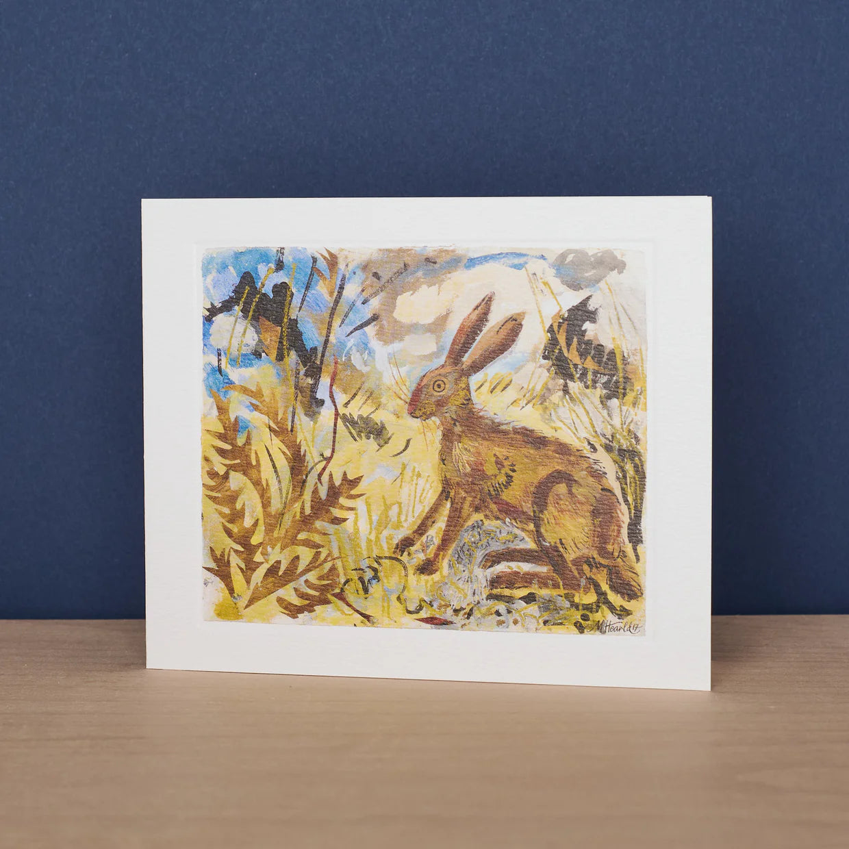 Hare Greeting Card - Mark Hearld