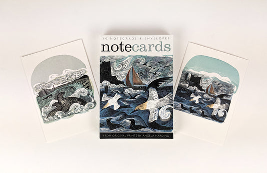 10 Notecards Using Original Prints by Angela Harding