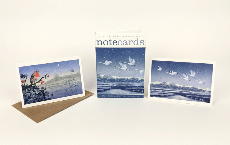 10 Notecards from Original Prints by Niki Bowers