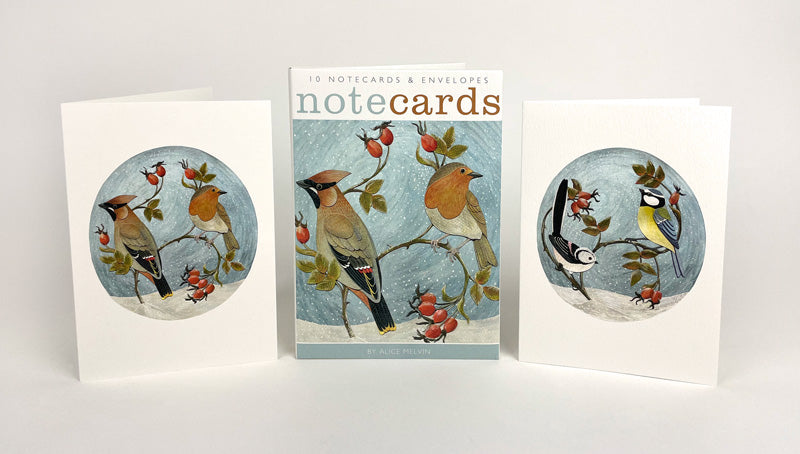 10 Notecards Using Original Designs by Alice Melvin