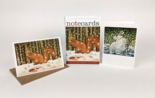 10 Notecards from Original Prints by Lisa Hooper