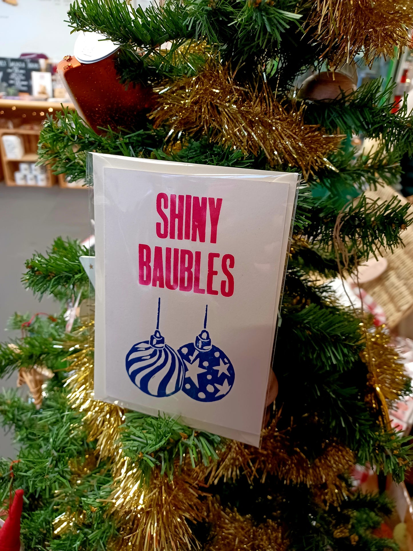 Shiny Baubles Card