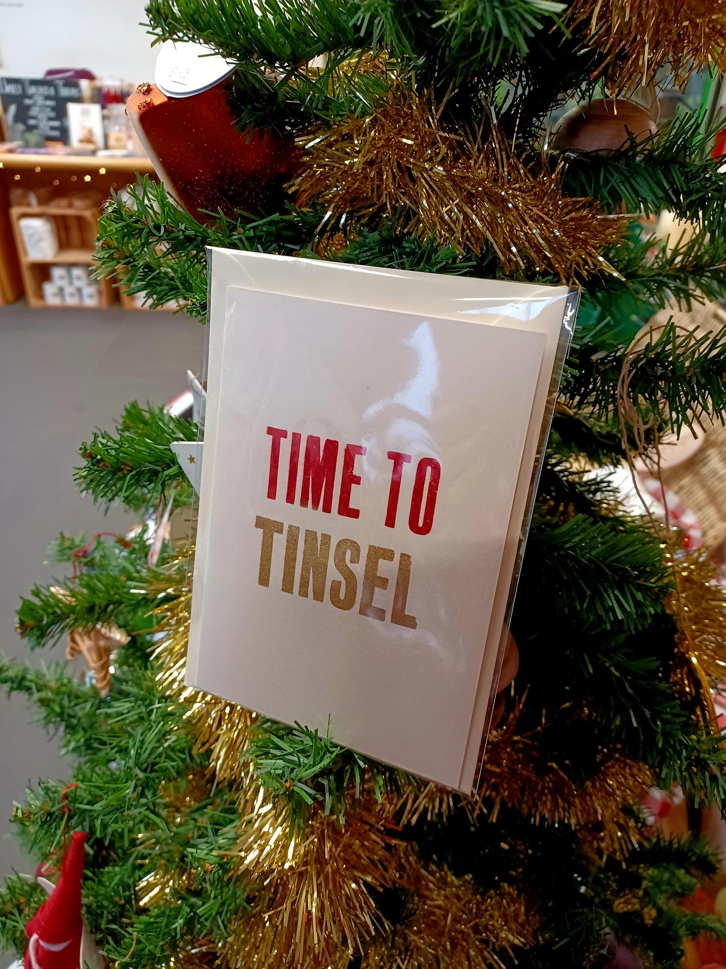 Time to Tinsel Card