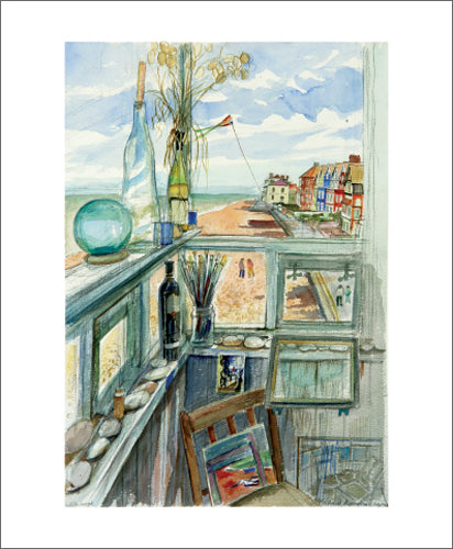 Crag Path from Lookout Greeting Card - Richard Bawden