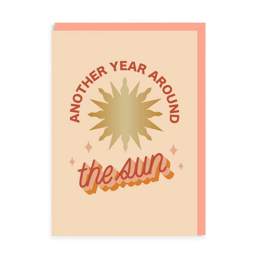 Another Year Around the Sun Birthday Card - Steffi Lynn