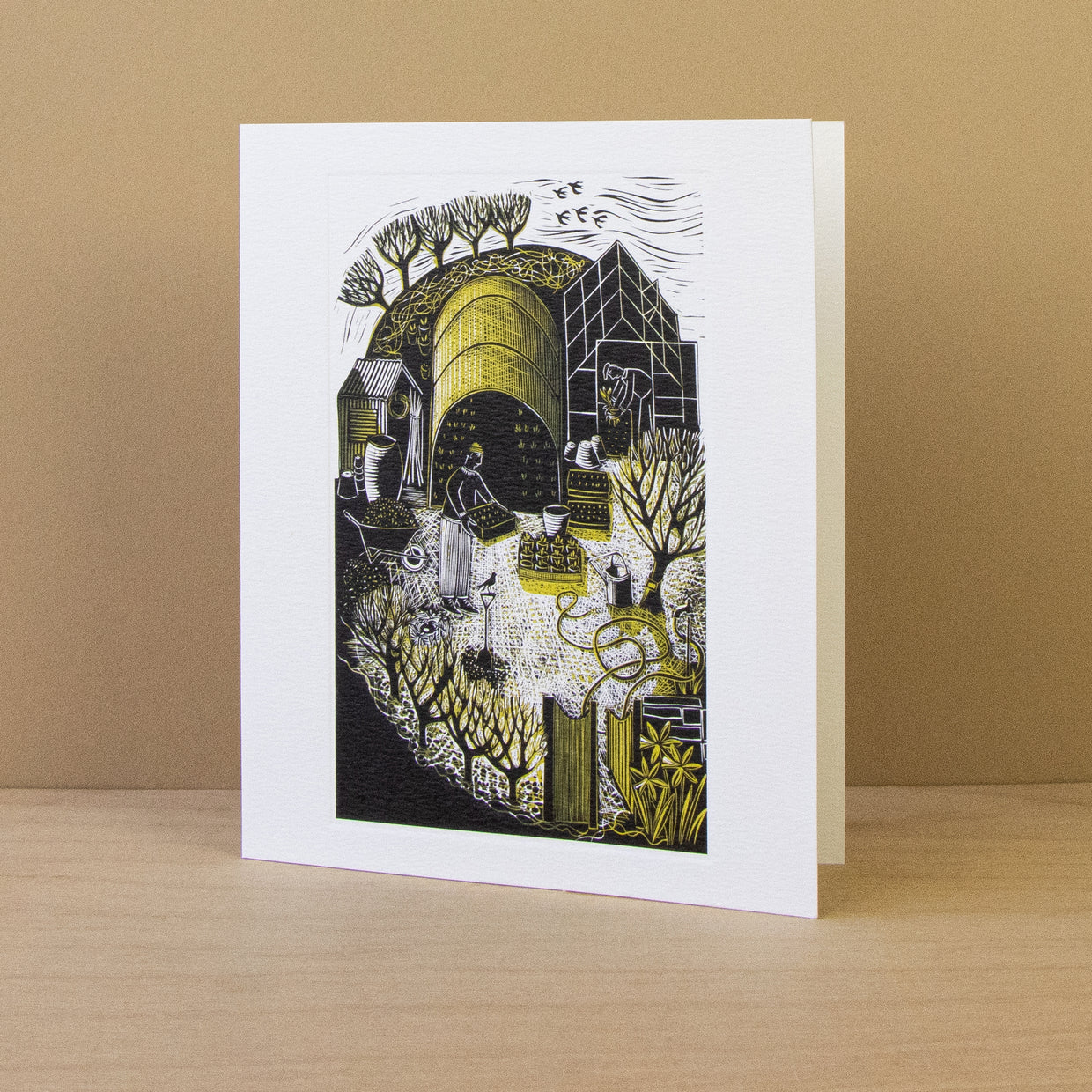 Sowing Greeting Card - Sarah Kirby