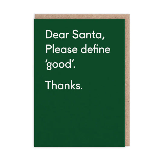 Dear Santa Card - Twin Pines